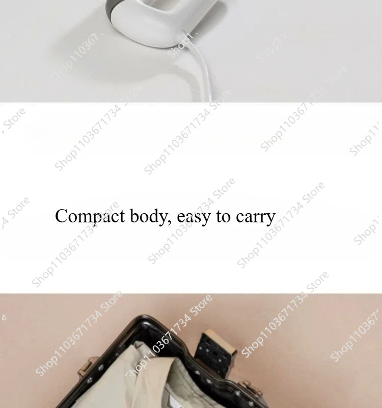 Handheld Vacuum Steamer  Steam Iron with Powerful Suction for Fast Wrinkle Removal