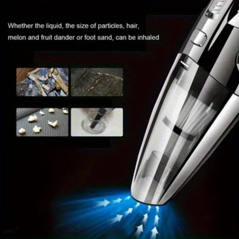 12V Handheld Vacuum Cleaner, Handheld Car Vacuum Cleaner With Strong Suction Power, Portable Mini Handheld Car Vacuum Cleaner