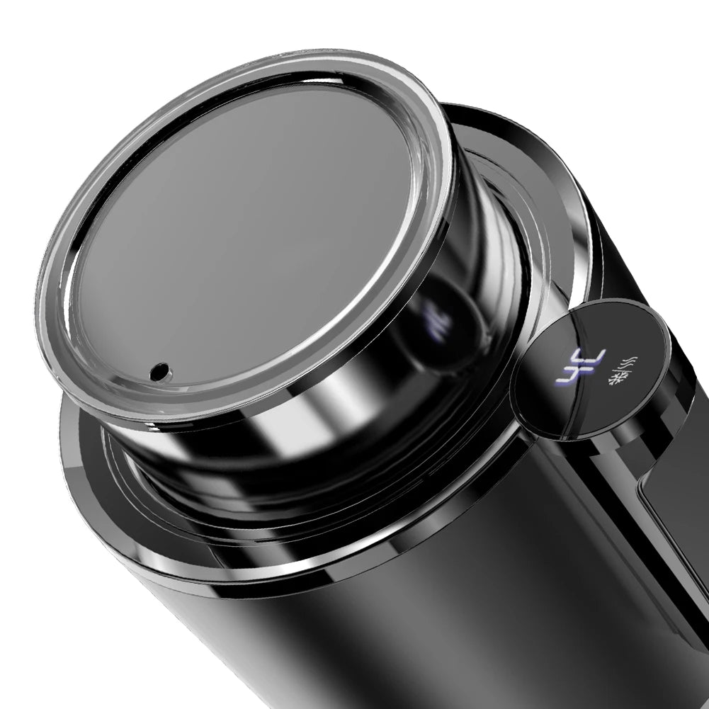 12V Car Heating Cooling Cup Digital Display 2 In 1 Car Smart Hot Cold Cup Drinks Holder Fast Refrigeration Heating Electric Cup