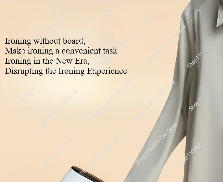 Handheld Vacuum Steamer  Steam Iron with Powerful Suction for Fast Wrinkle Removal