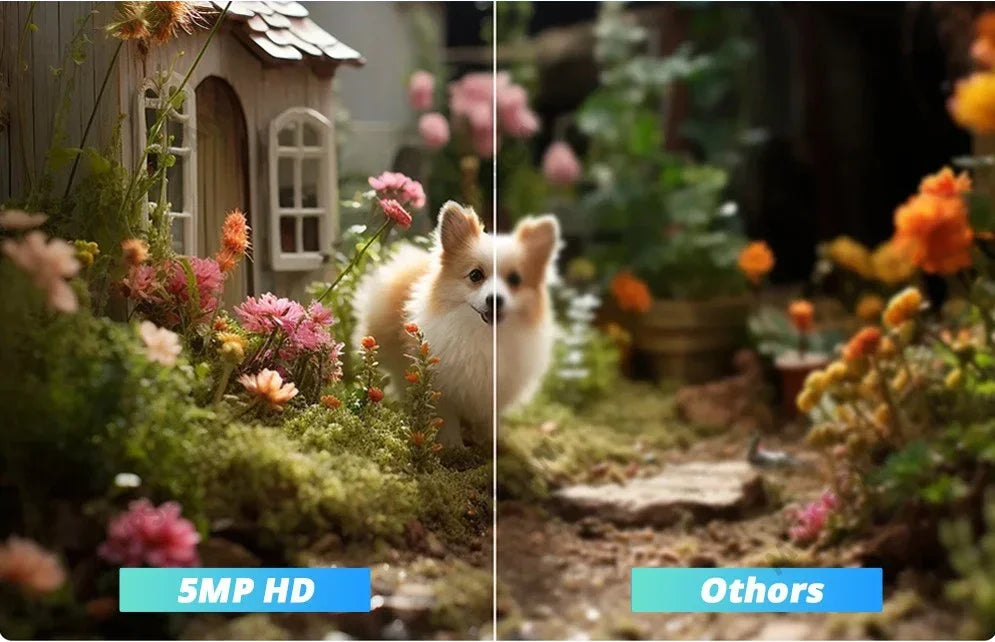 Smart 5MP WIFI Security Camera E27 Bulb Floodlight 2K HD Video Wireless Surveillance IP Cameras Wi-Fi PTZ Home CCTV Night Vision