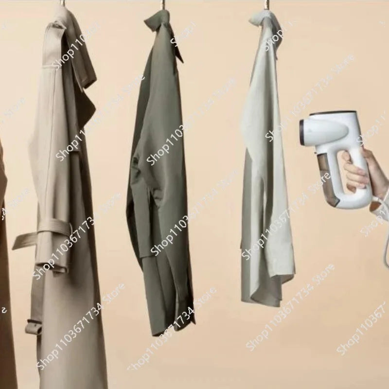 Handheld Vacuum Steamer  Steam Iron with Powerful Suction for Fast Wrinkle Removal