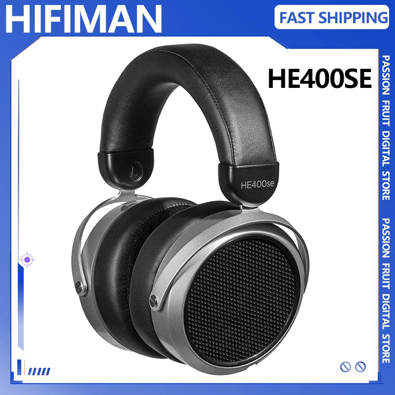 HIFIMAN HE400SE Stealth Magnets Over-Ear Open-Back Full-Size Planar Magnetic Wired Headphones Customized Game Music Headphones