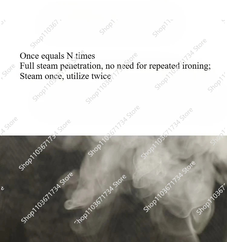 Handheld Vacuum Steamer  Steam Iron with Powerful Suction for Fast Wrinkle Removal