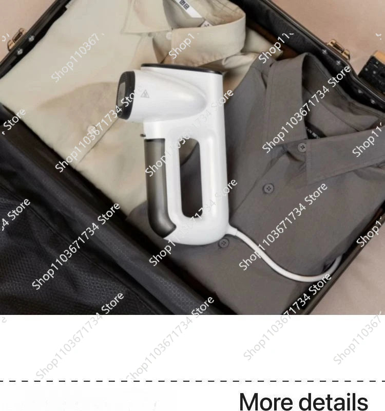 Handheld Vacuum Steamer  Steam Iron with Powerful Suction for Fast Wrinkle Removal