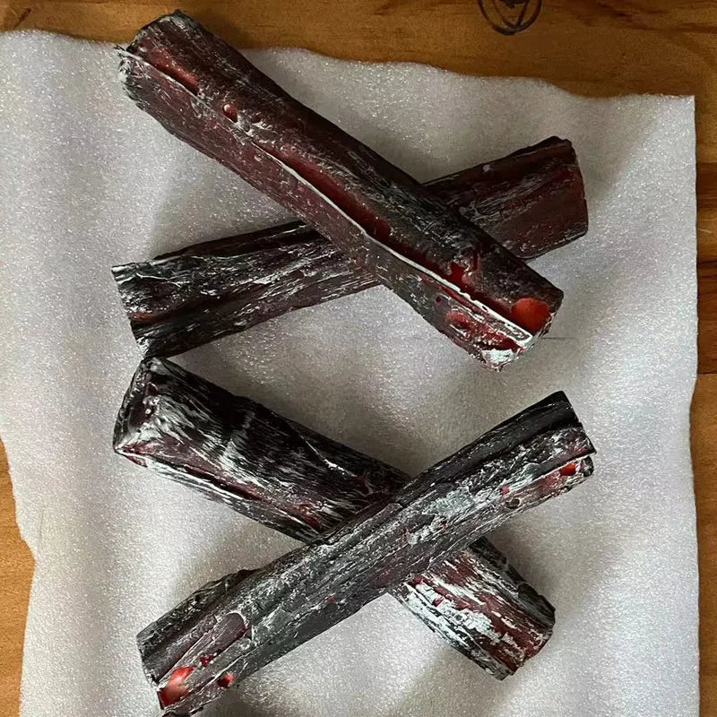 Simulation Firewood Flame Lamp Fake Charcoal Resin Artificial Electric Fireplace LED Realistic Atomization Fireplace Decoration