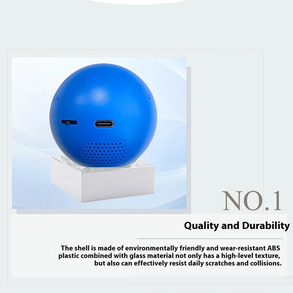 Crystal Ball Video Player, Memory Orb, Personalized Digital Memory Display, Uploadable Videos & Photos, DIY Gift for Anniversary